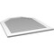 Ekena Millwork Octagonal Top Surface Mount PVC Gable Vent: Functional, w/ 3-1/2"W x 1"P Standard Frame, 36"W x 42"H GVPOT36X4201SF - alternate 5